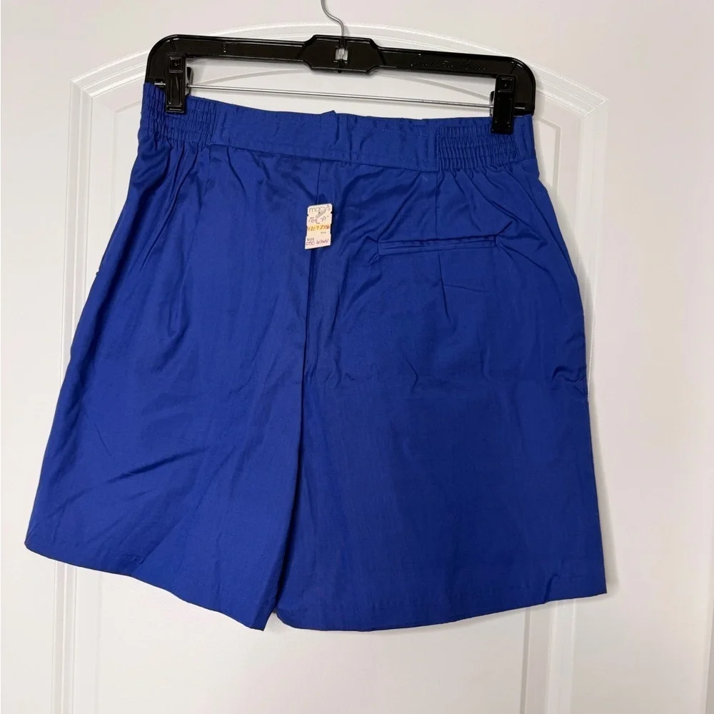 Fundamental Things NWT Dead Stock Cobalt Blue High Waist Pleated Walking 12